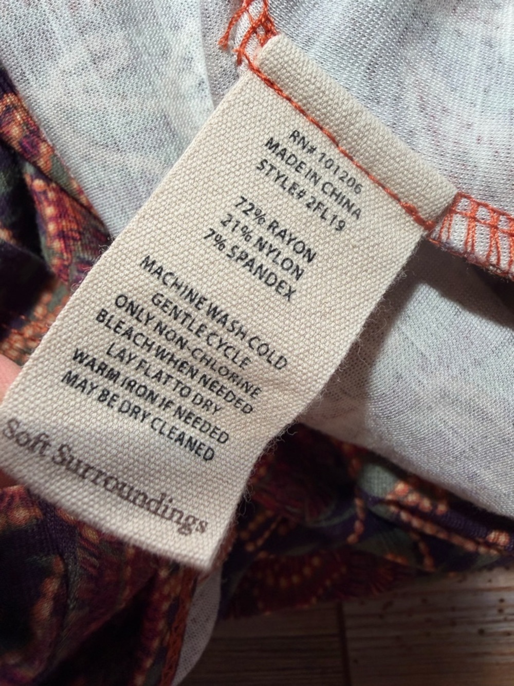 Soft Surroundings Alcott Dress Floral
Maxi Stretch Boho Size large - Picture 15 of 16
